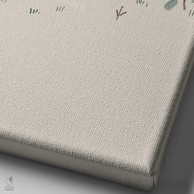 تابلو حیوانات بامزه اثر برنادت اوربانویک - نمای نزدیک بافت بوم