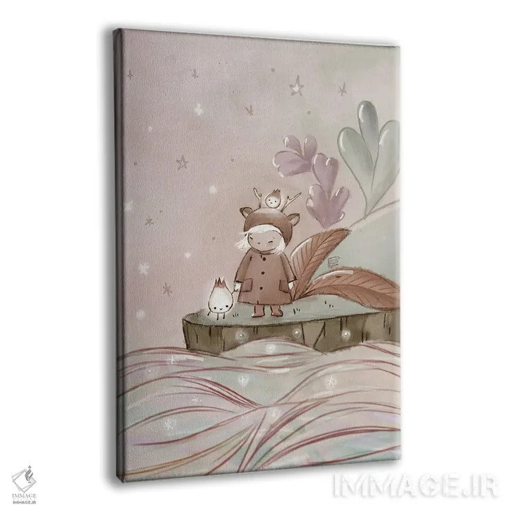 تابلو اقیانوس جادویی اثر برنادت اوربانویک - نمای پرسپکتیو محصول