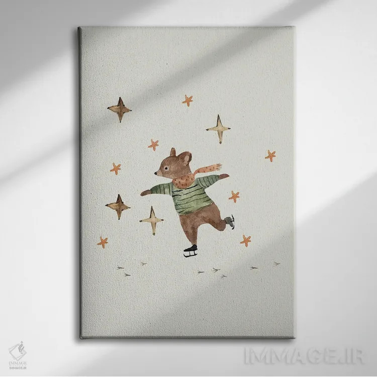 تابلو آمادهسازی برای کریسمس اثر برنادت اوربانویک - نمای روبهرو روی دیوار