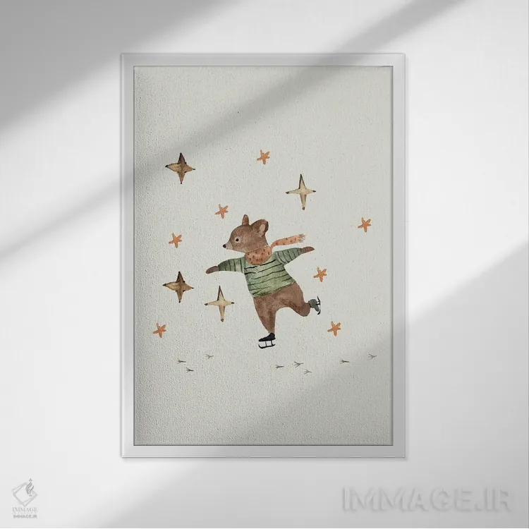 تابلو آمادهسازی برای کریسمس اثر برنادت اوربانویک - نمای قابدار سفید