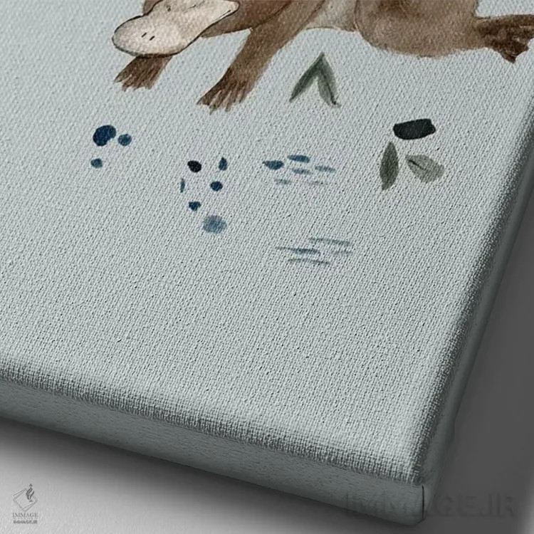 تابلو نوکاردکی (جانور) اثر برنادت اوربانویک - نمای نزدیک بافت بوم