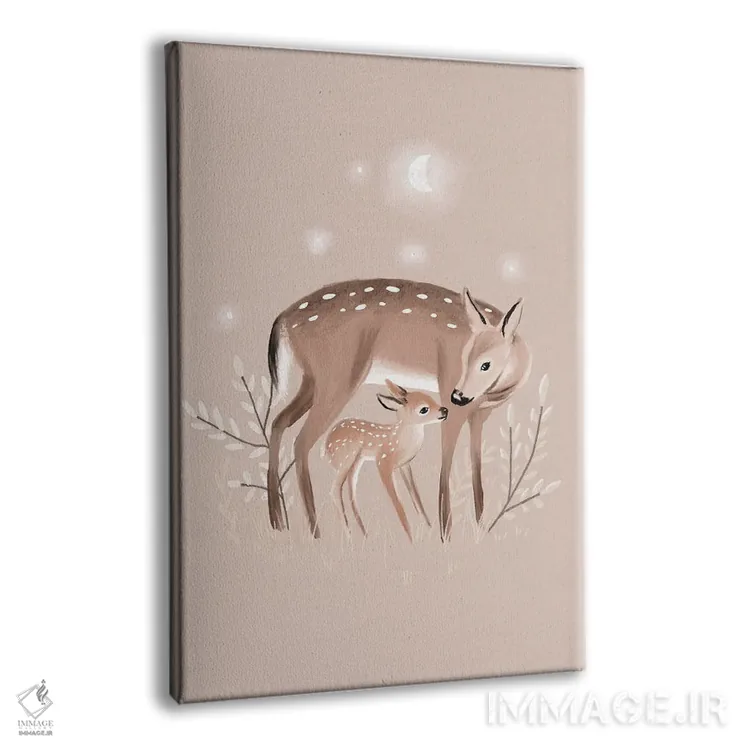 تابلو مامان و من اثر برنادت اوربانویک - نمای پرسپکتیو محصول