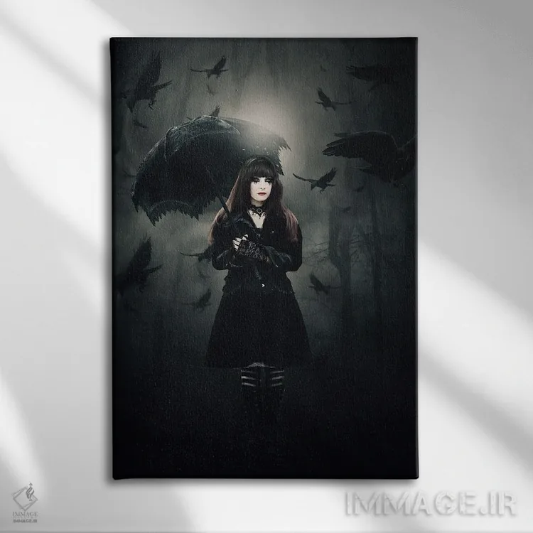 تابلو روزهای تاریک اثر بابت ون دن برگ - نمای روبهرو روی دیوار