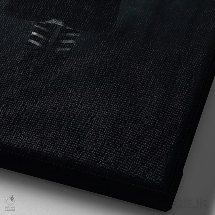 تابلو روزهای تاریک اثر بابت ون دن برگ - نمای نزدیک بافت بوم