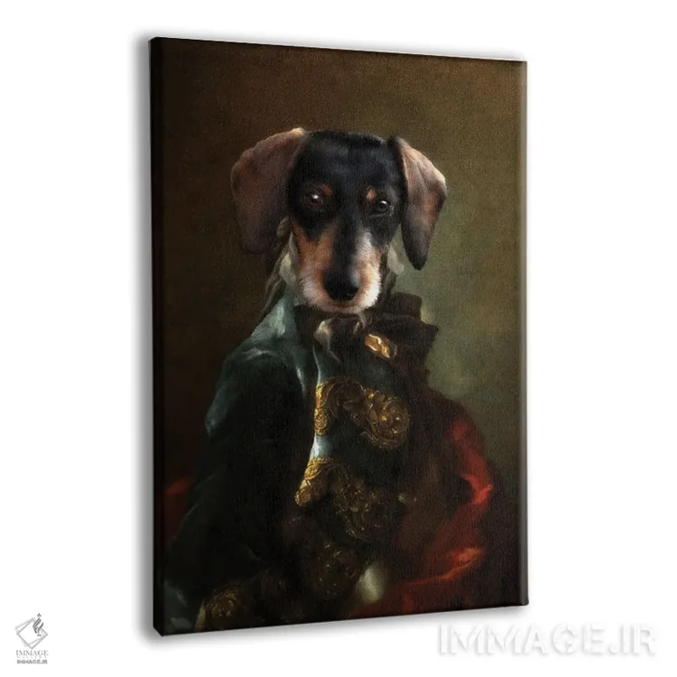 تابلو باروک سبز نو II (عنوان هلندی) اثر بابت ون دن برگ - نمای پرسپکتیو محصول