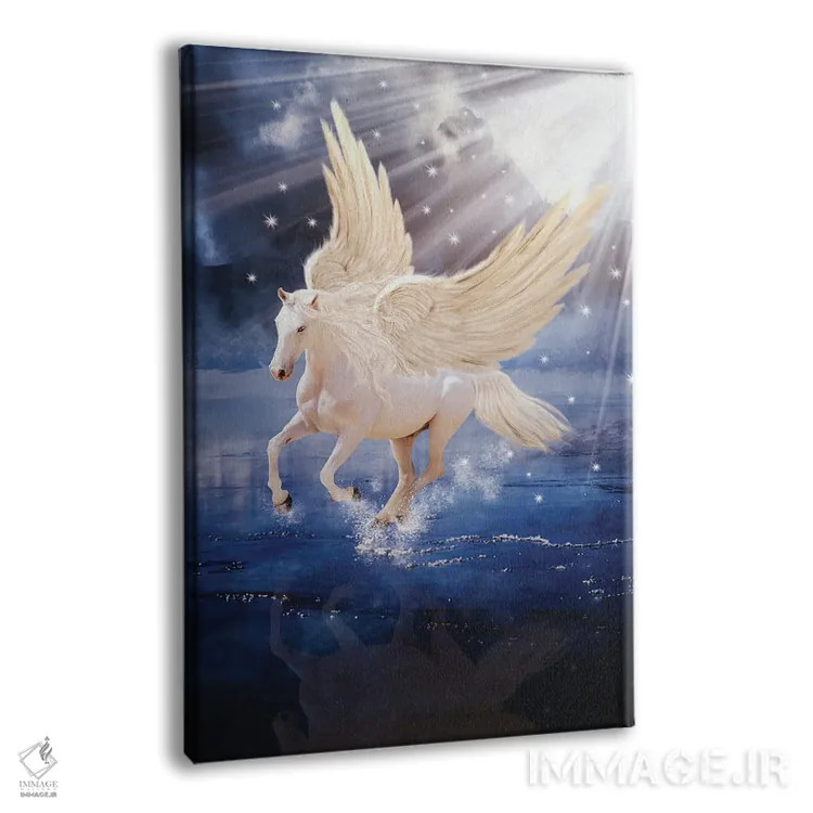 تابلو پگاسوس اثر بابت ون دن برگ - نمای پرسپکتیو محصول