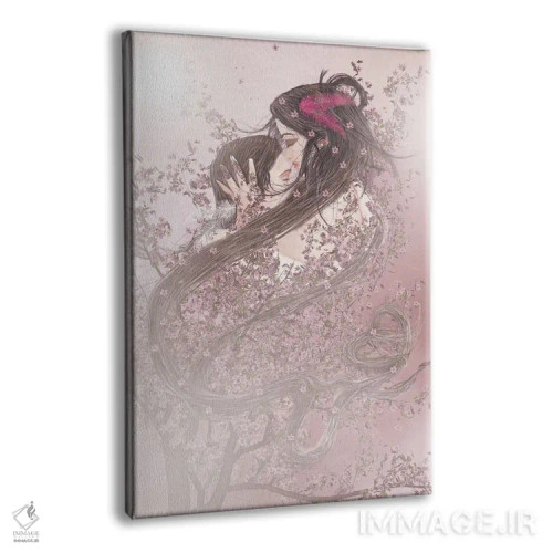 تابلو دوستداشتنی I اثر بابت ون دن برگ - نمای پرسپکتیو محصول