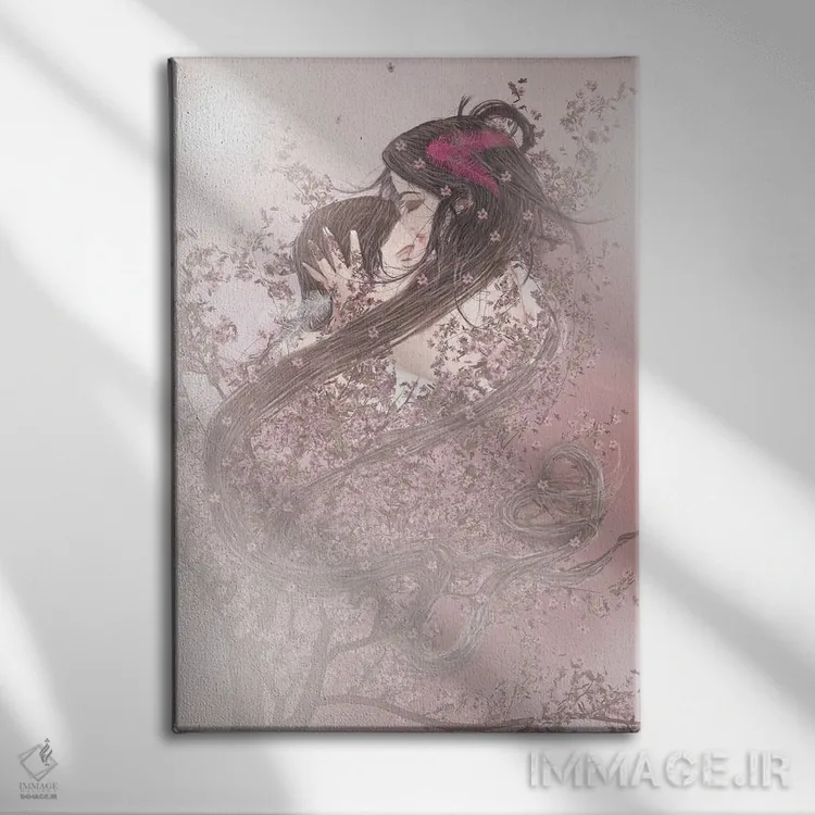 تابلو دوستداشتنی I اثر بابت ون دن برگ - نمای روبهرو روی دیوار