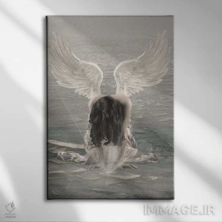 تابلو قلب سرد اثر بابت ون دن برگ - نمای روبهرو روی دیوار