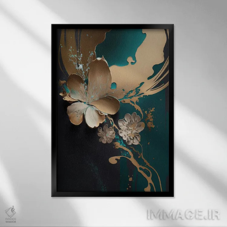 تابلو آزورا اثر بلا ایو - نمای قابدار مشکی