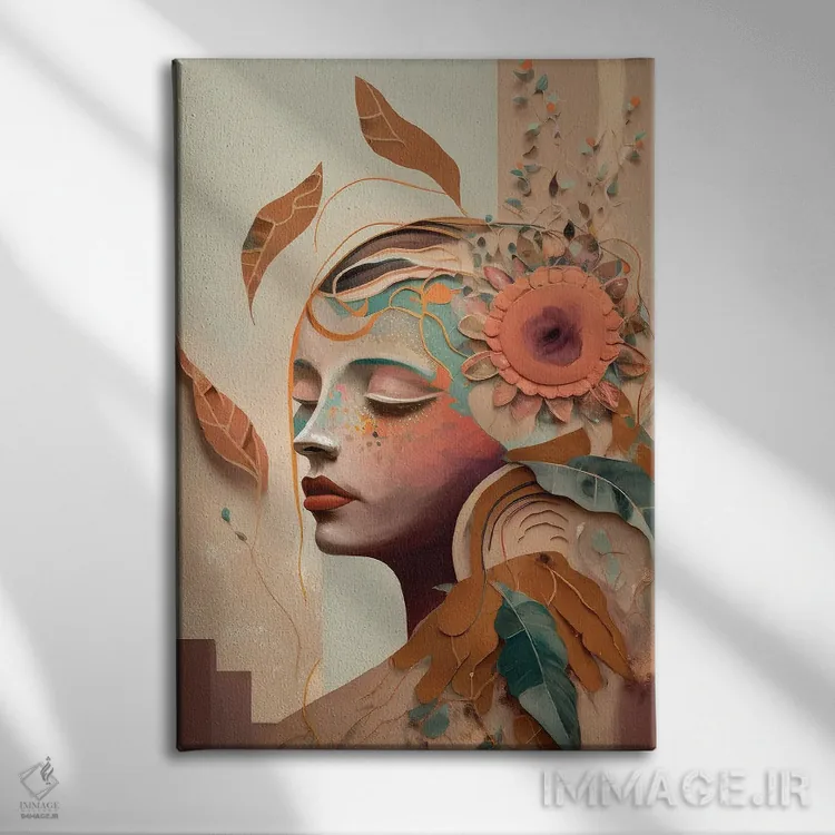 تابلو کترین اثر بلا ایو - نمای روبهرو روی دیوار