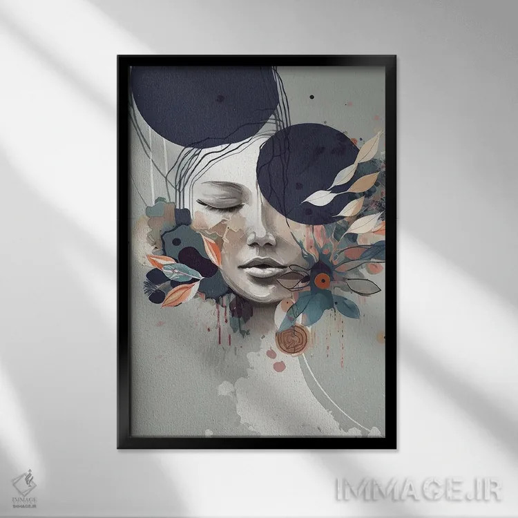 تابلو کلارا اثر بلا ایو - نمای قابدار مشکی