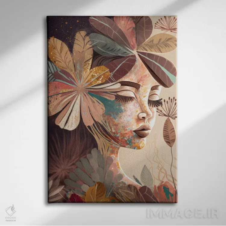 تابلو کیمی (نام ژاپنی) اثر بلا ایو - نمای روبهرو روی دیوار