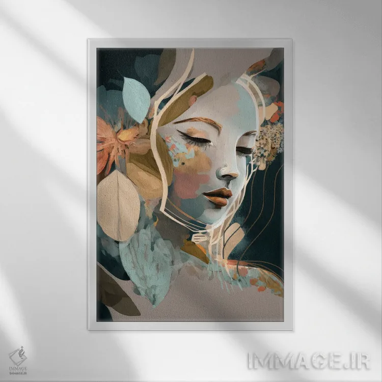 تابلو الوون اثر بلا ایو - نمای قابدار سفید
