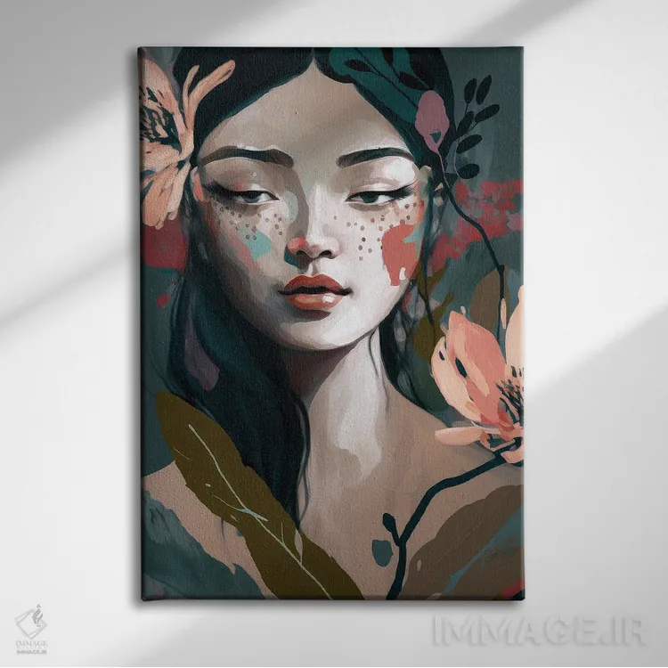 تابلو لیلی اثر بلا ایو - نمای روبهرو روی دیوار