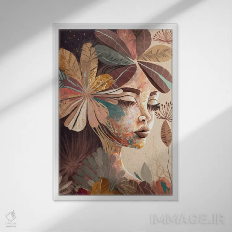 تابلو کیمی (نام ژاپنی) اثر بلا ایو - نمای قابدار سفید