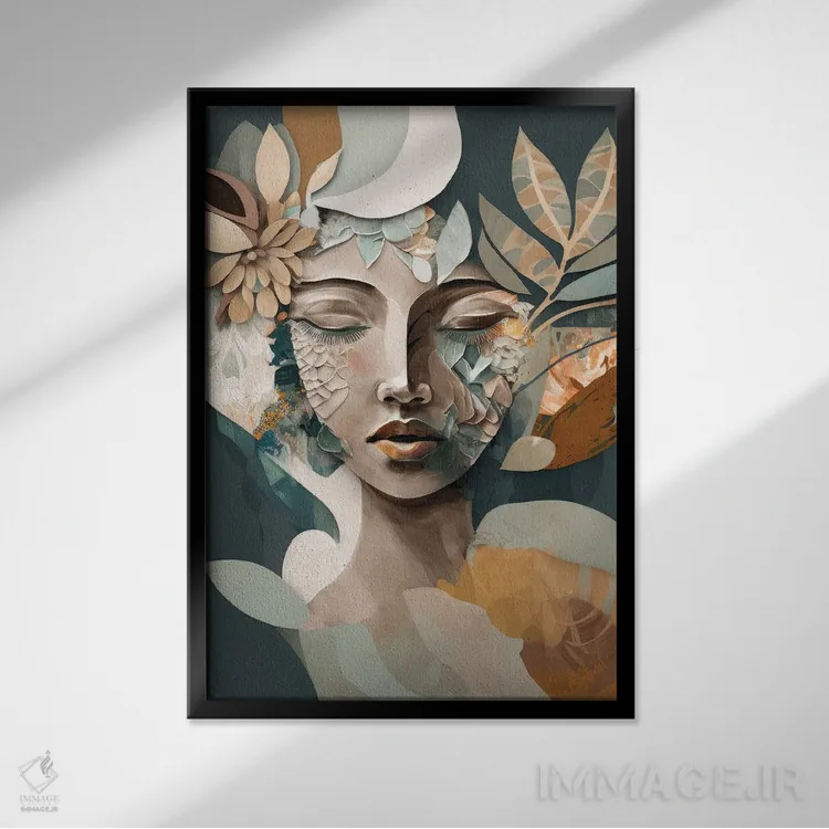 تابلو سفورا اثر بلا ایو - نمای قابدار مشکی