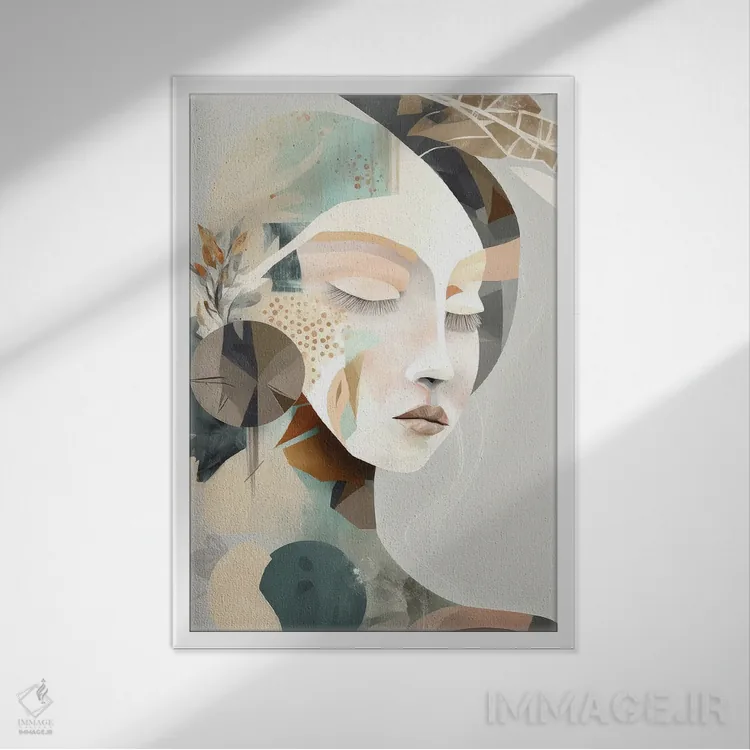 تابلو پایپر (نام خاص) اثر بلا ایو - نمای قابدار سفید