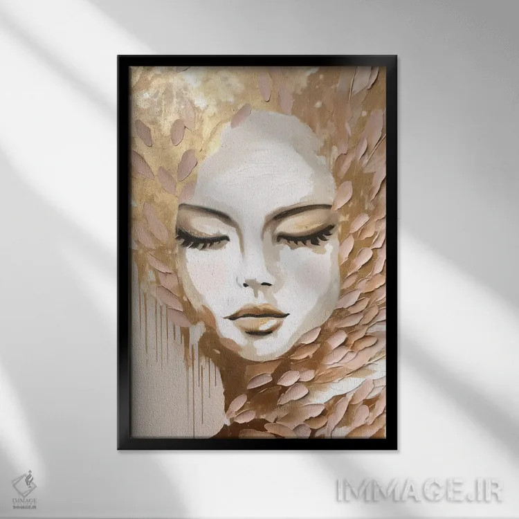 تابلو هاله اثر بلا ایو - نمای قابدار مشکی