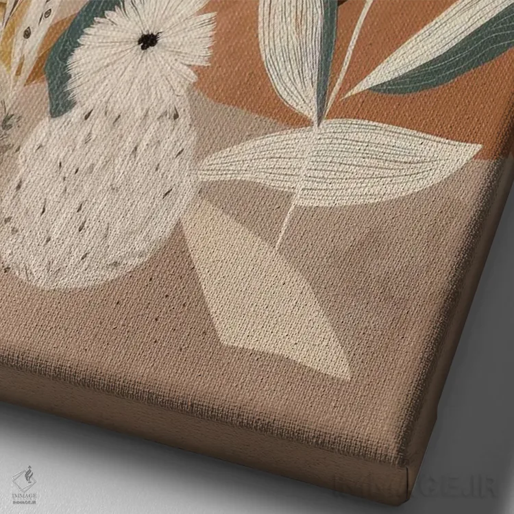 تابلو تپههای بوهو اثر بلا ایو - نمای نزدیک بافت بوم