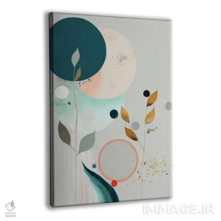 تابلو دایرههای مدرن اثر بلا ایو - نمای پرسپکتیو محصول