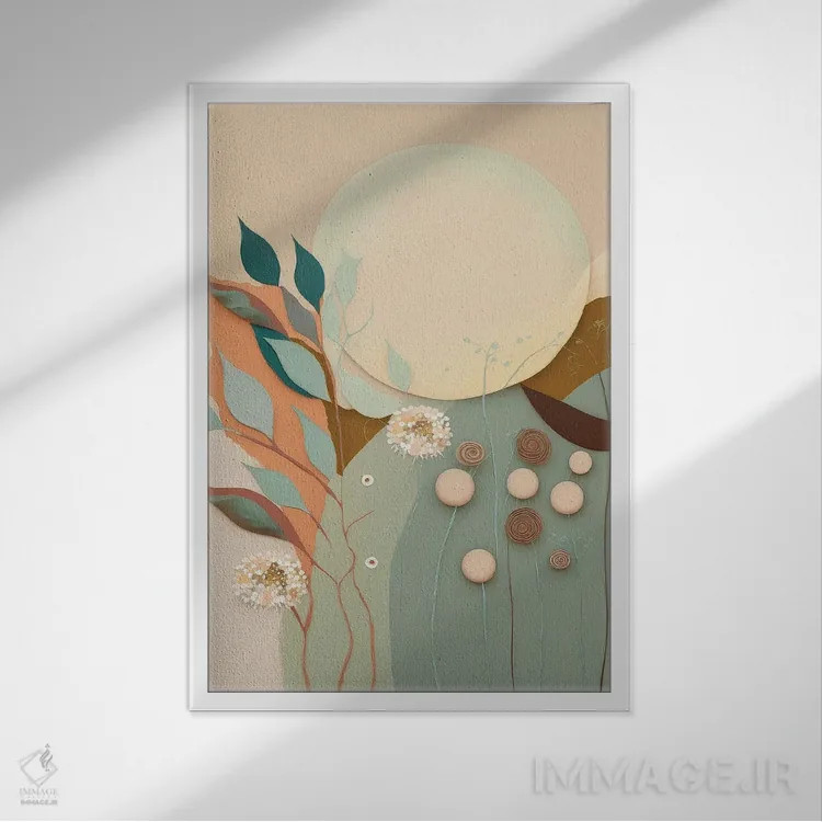 تابلو کترین اثر بلا ایو - نمای قابدار سفید