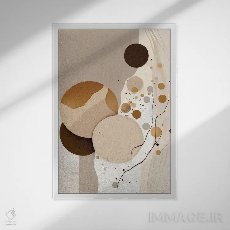 تابلو لونا اثر بلا ایو - نمای قابدار سفید