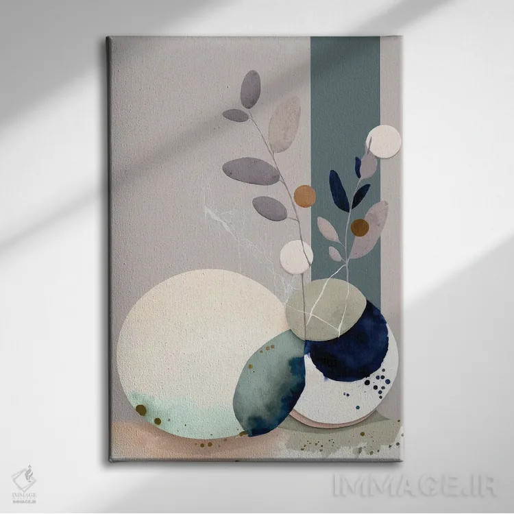 تابلو اسطوخودوس مدرن اثر بلا ایو - نمای روبهرو روی دیوار