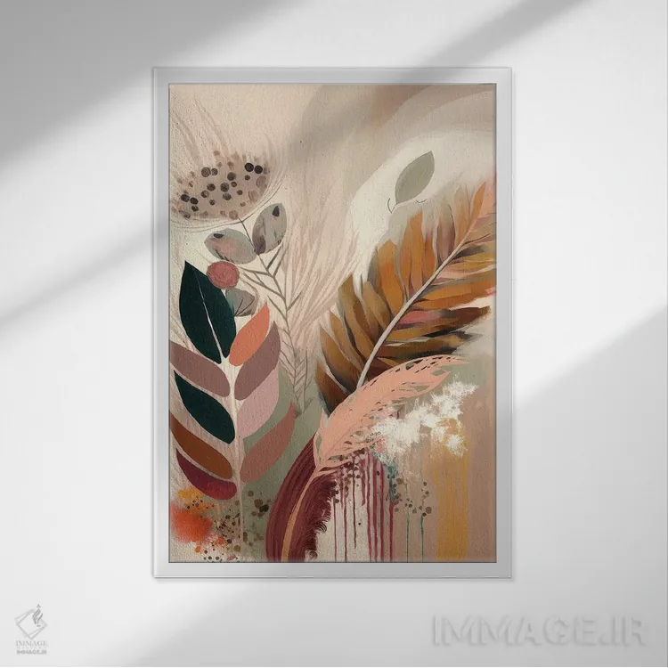 تابلو پر اثر بلا ایو - نمای قابدار سفید