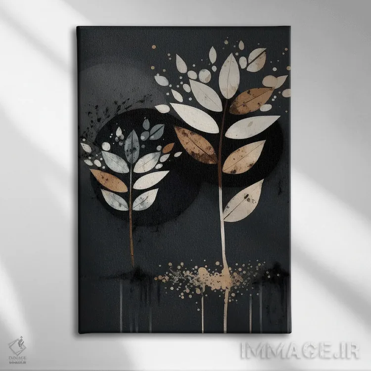 تابلو انعکاسهای گرگ و میش اثر بلا ایو - نمای روبهرو روی دیوار