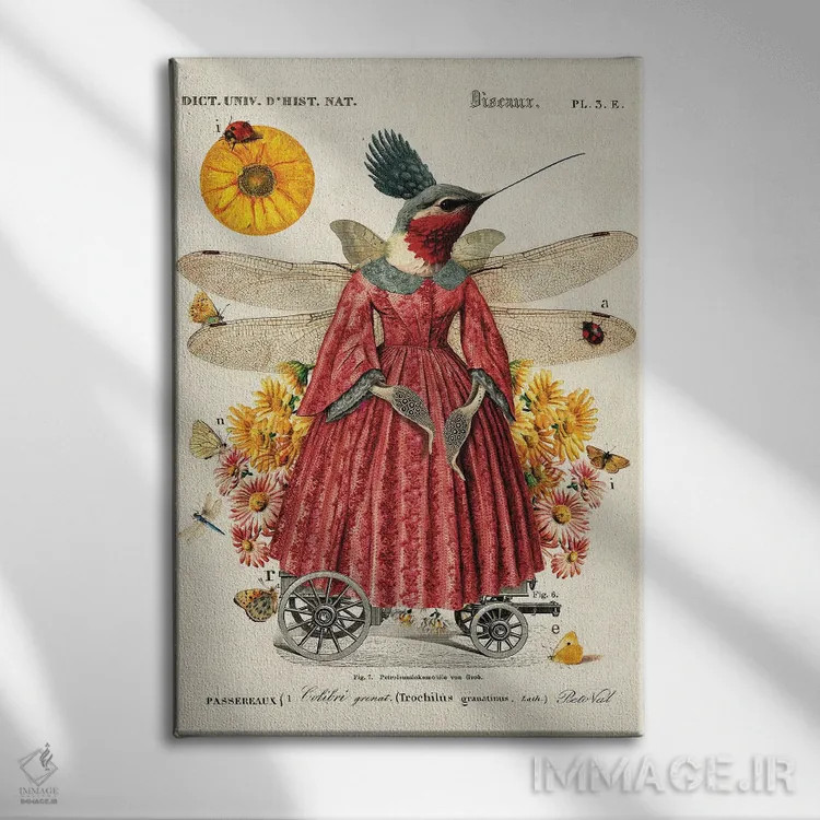 تابلو ملکه مارگارت (نام خاص) اثر بتو وال - نمای روبهرو روی دیوار