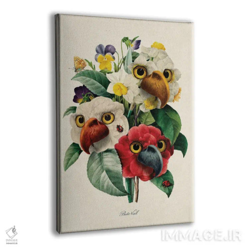 تابلو گل طوطی اثر بتو وال - نمای پرسپکتیو محصول