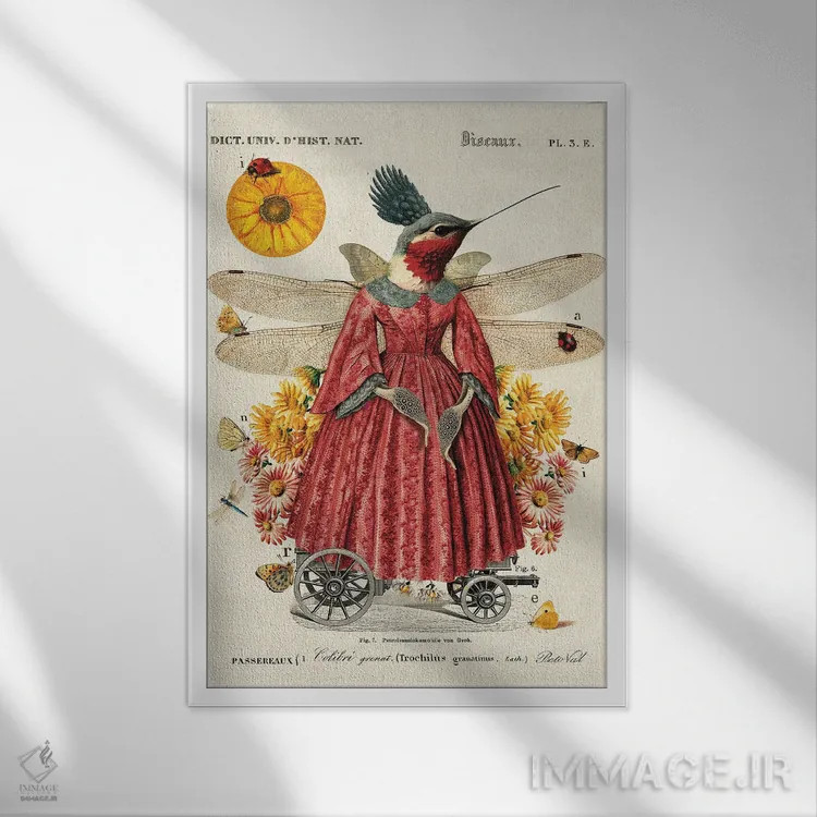 تابلو ملکه مارگارت (نام خاص) اثر بتو وال - نمای قابدار سفید