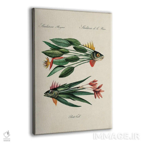 تابلو ماهی برگ اثر بتو وال - نمای پرسپکتیو محصول