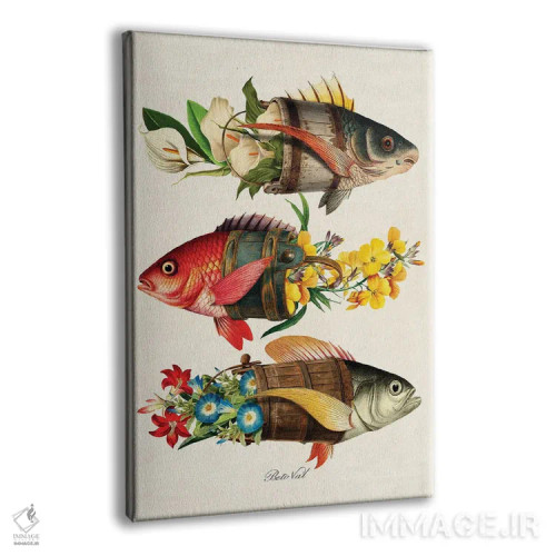 تابلو ماهی گلی اثر بتو وال - نمای پرسپکتیو محصول