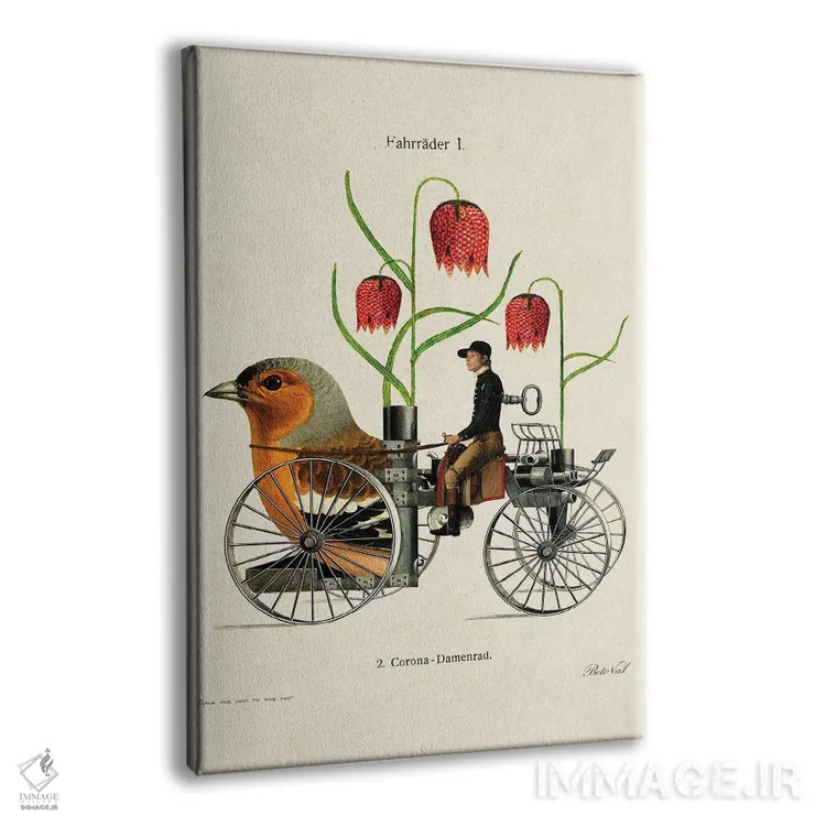 تابلو ماشین پرنده اثر بتو وال - نمای پرسپکتیو محصول