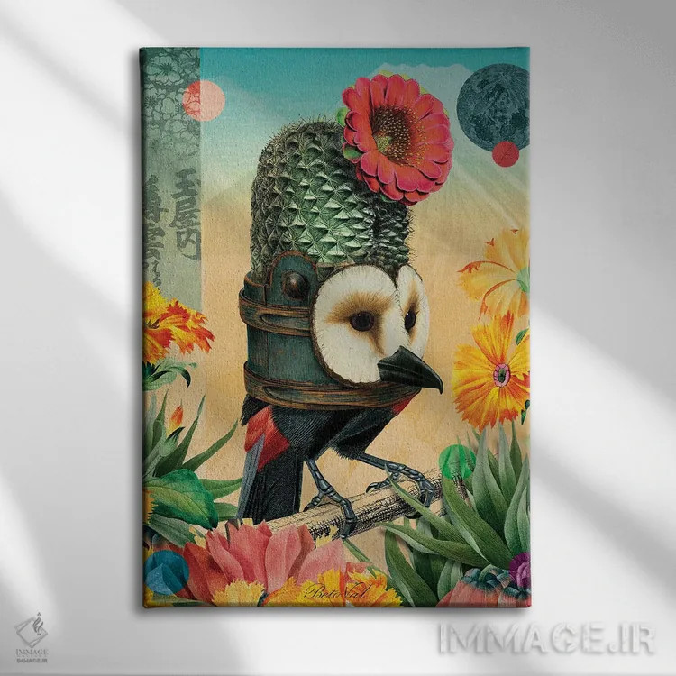 تابلو موجود کوچولو اثر بتو وال - نمای روبهرو روی دیوار