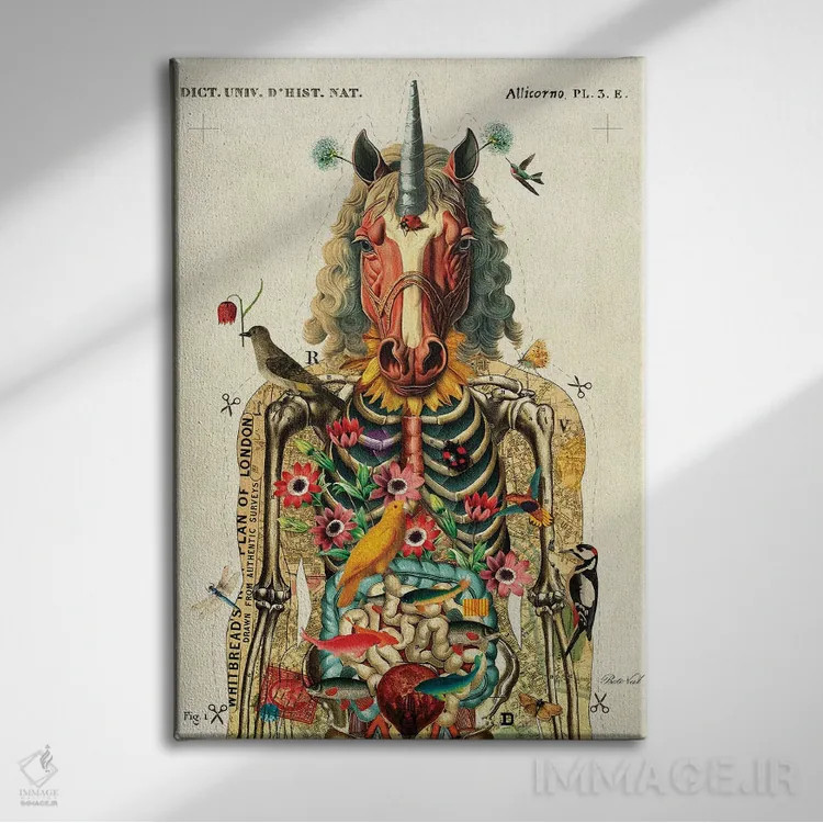 تابلو تکشاخ اثر بتو وال - نمای روبهرو روی دیوار