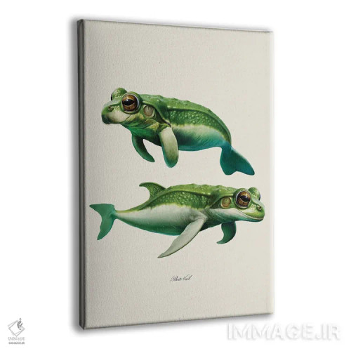 تابلو قورباغههای دریایی اثر بتو وال - نمای پرسپکتیو محصول