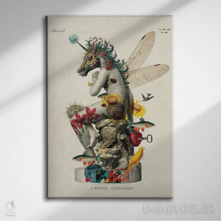 تابلو الهامبخش اثر بتو وال - نمای روبهرو روی دیوار