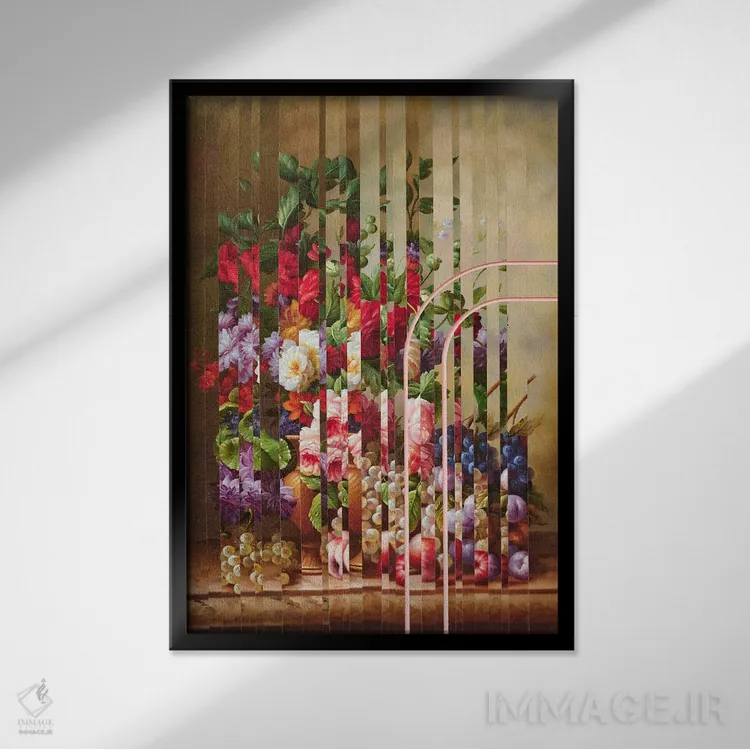 تابلو نور زمین اثر بالدوین رینگستد - نمای قابدار مشکی