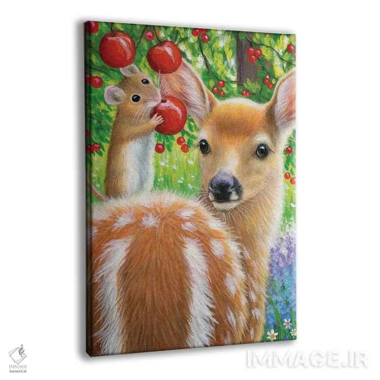 تابلو کمک کوچکی از دوستم اثر بریجت واث - نمای پرسپکتیو محصول