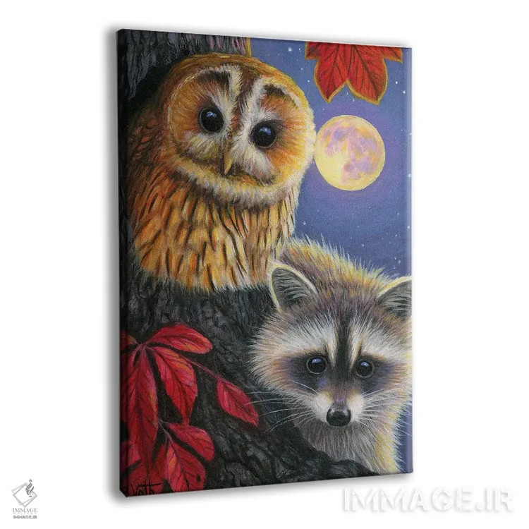 تابلو دوستان مهتابی اثر بریجت واث - نمای پرسپکتیو محصول