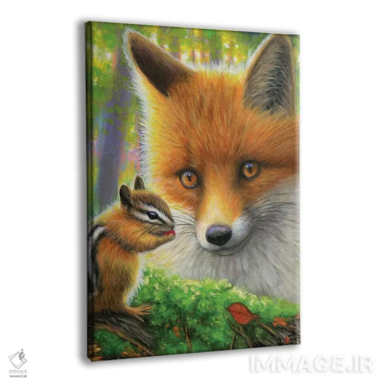 تابلو دوست جدیدی برای روباه کوچولو اثر بریجت واث - نمای پرسپکتیو محصول