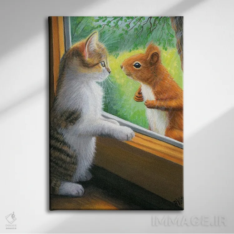 تابلو تو کی هستی؟ ۷ اثر بریجت واث - نمای روبهرو روی دیوار