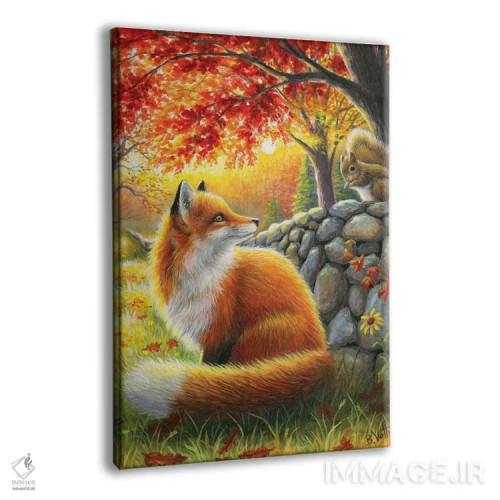 تابلو دوستی برای روباه کوچولو اثر بریجت واث - نمای پرسپکتیو محصول