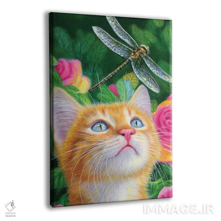 تابلو یک سنجاقک برای دانته اثر بریجت واث - نمای پرسپکتیو محصول