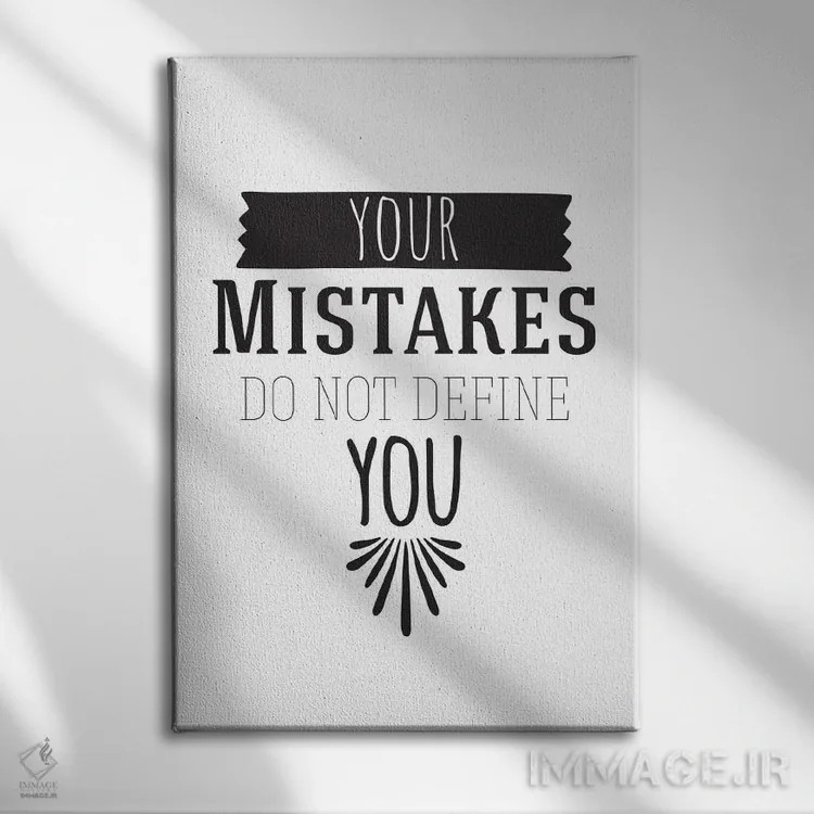 تابلو اشتباهات تو I اثر فایو بای فایو کالکتیو - نمای روبهرو روی دیوار