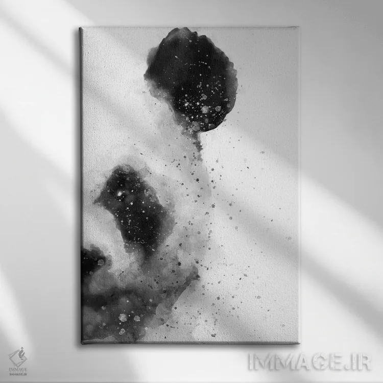 تابلو پاندا در حالت آمادهباش اثر براندون وانگ - نمای روبهرو روی دیوار