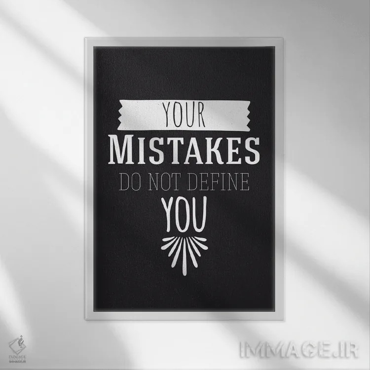 تابلو اشتباهات تو II اثر فایو بای فایو کالکتیو - نمای قابدار سفید